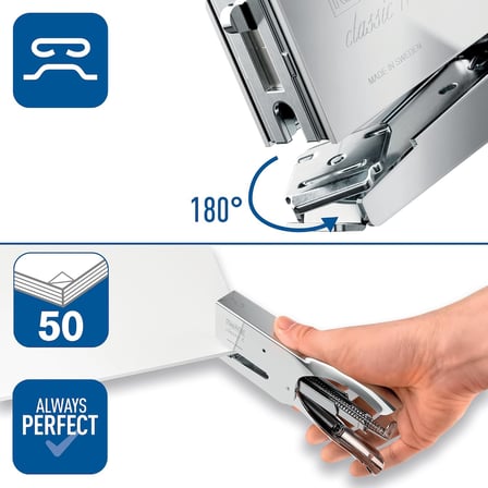 Zımba Pens Tipi K1 PLATINUM -50 Sayfa Kapasiteli, Platin Rengi