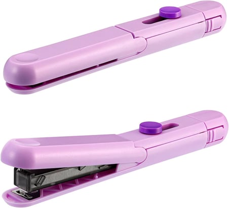 Max Motik HD-10SK/V Zımbalayıcı, 10 Parça, Menekşe