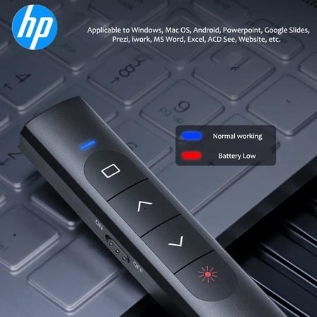 HP SS10 Wireless Presentation Flip Pen Pilli Kablosuz Sunum Kumandası