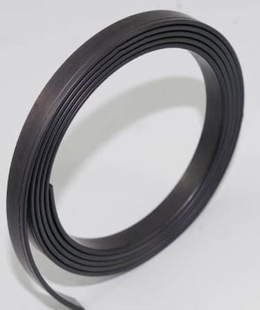 5 Metre Şerit Mıknatıs Magnet -Esnek Manyetik Şerit -12mm genişlik -1mm kalınlık- ARKASI YAPIŞKANSIZ
