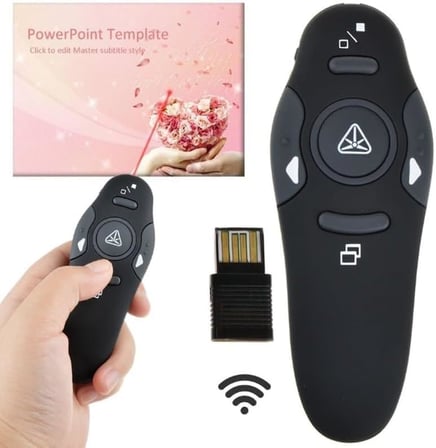 STORE Profesyonel Laser Pointer 2.4Ghz Usb Kablosuz Projeksiyon Sunum Kumandası
