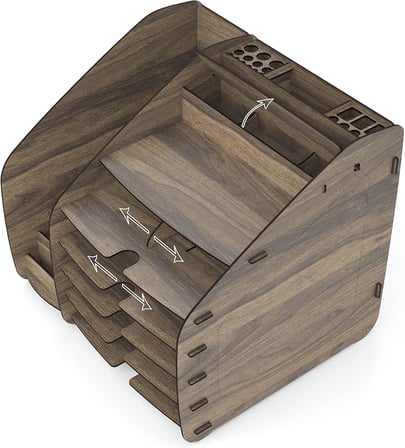 Design OTTO Fx-xl Modest - 2 Renk - A4 Evrak Rafı Masaüstü Organizer design_otto_fx_XL_Modest (Ceviz)
