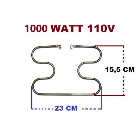Arçelik Tosso Tost Makinesi Rezistansı 1000 Watt 110 Volt