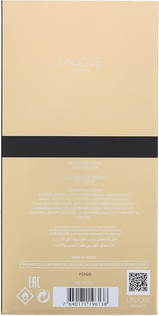 Lalique Noir Premier Plume Blanche Edp 100ml