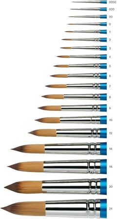 Cotman Seri 111 Kısa Saplı Sentetik Yuvarlak Fırça, N: 10