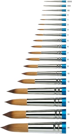 Cotman Seri 111 Kısa Saplı Sentetik Yuvarlak Fırça, N: 10