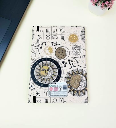 21x14Cm Sketch Book - Eskiz Defteri - Siyah Sayfa - 120 Gr - 56 Yaprak