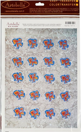 Klasik Kolay Transfer 23x34 cm Açık Zemin 1511V