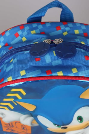 Sonic Yeni Sezon Lisanslı Tek Bölmeli Küçük Boy 32 cm Anaokul Çantası