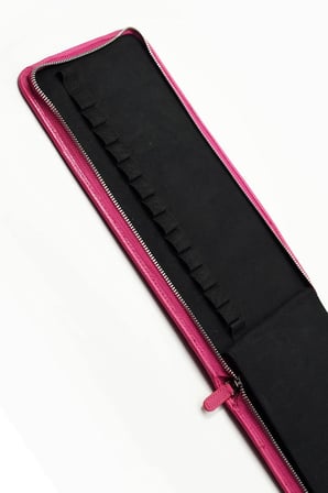30.1 Pembe Hakiki Deri 30'lu Kalem Kılıfı
