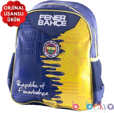 Lisanslı Orjinal Fenerbahçe Anaokulu Çantası Fenerbahçe Anaokulu Sırt Çantası 87047