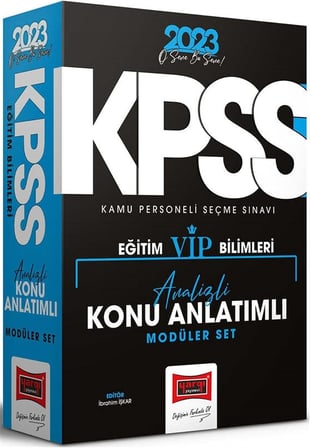 2023 KPSS Eğitim Bilimleri Tüm Dersler Konu Anlatımlı Modüler Set Yargı Yayınları