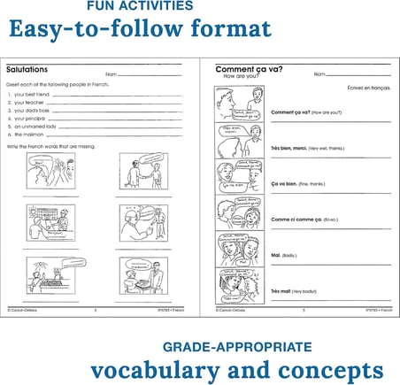 French, Grades 6 - 12: Middle / High School Volume 5