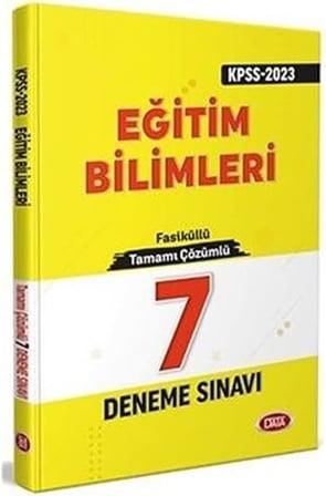 Data Yayınları 2023 KPSS Eğitim Bilimleri Tamamı Çözümlü 7 Deneme