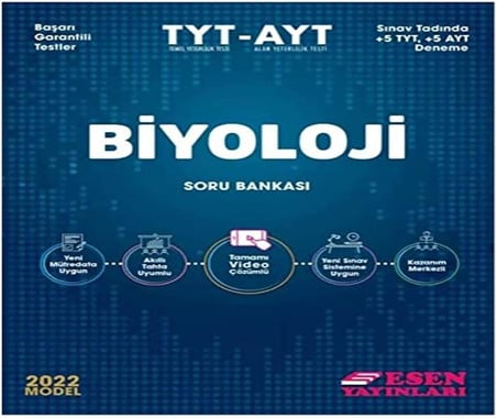 2022 YKS TYT AYT Biyoloji Soru Bankası