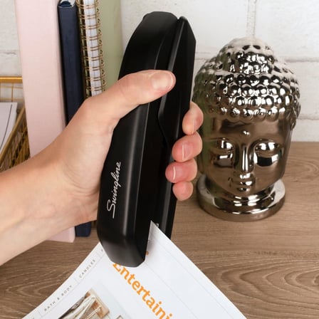 Standart Zımba Makinesi, 15 Yaprak Kapasiteli, Eco Versiyon, 2'li Paket, Siyah