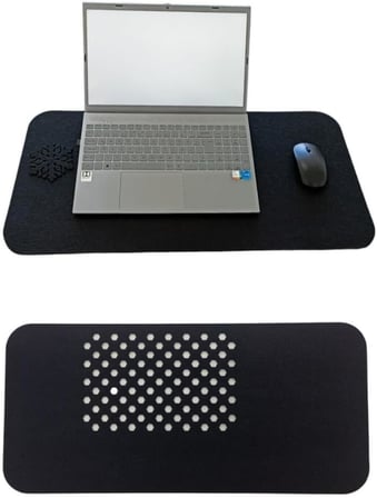 Keçe Masa Üstü Mouse Pad ve Bilgisayar Düzenleyici 70x32 cm – Antibakteriyel Mat, Doğal Keçe Mat, Masa Koruyucu Altlık, Ofis ve Ev için Minimalist Tasarım (açık pembe)
