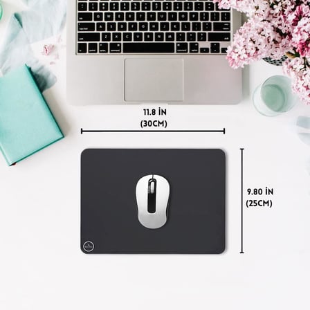 Siyah Professional Oyuncu Gaming Mouse Pad,Ofis, Kaydırmaz Taban Mouse Pad (30x25 S)