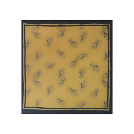 BHANDANA Kurukafalı Gold Kare Bandana