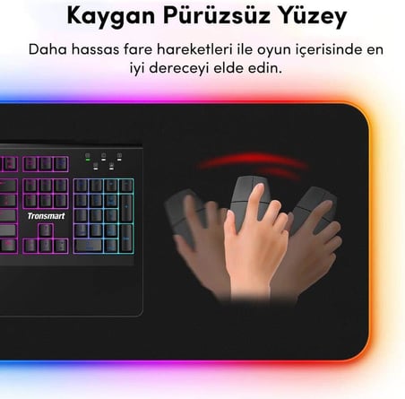 Spire 80x30cm RGB Gaming Oyuncu Mousepad