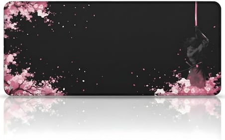 8 Farklı Desenli Baskılı Model Black Deer XXL Gaming Mouse Pad 90x40 cm – Dikişli Kenar, Kaymaz Taban, Dijital Tasarım, Hassas Takip, Ultra Geniş Oyuncu Mousepad (Sword 90x40 cm)
