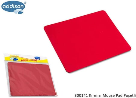 300141 Kırmızı Mouse Pad Poşetli