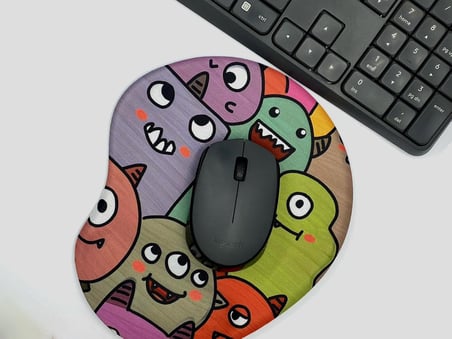 Pharoah Baskılı Bilek Destekli Mouse Pad - Dünya Serisi