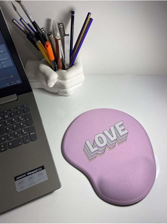 Love - Bilek Destekli Mouse Pad