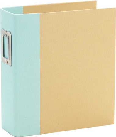 10734 SNAP BINDER 6 x 8 ROBINS EI, Robin's Egg, Tek Beden