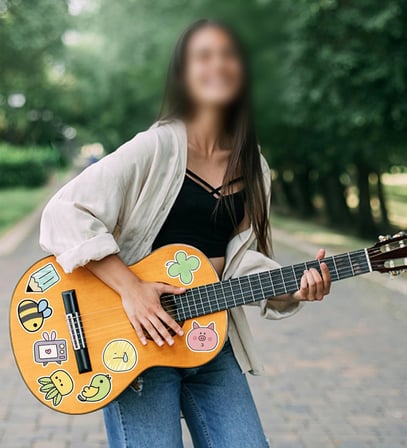 25'li Su Geçirmez Opak Sticker Seri : 19