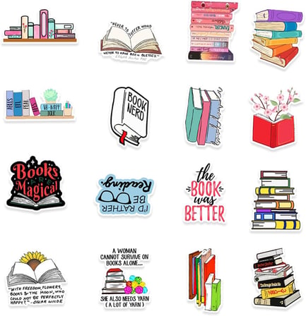 25'li Su Geçirmez Opak Sticker Seri : 6