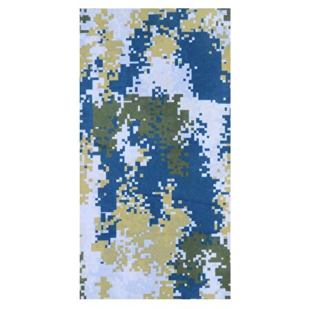 Mavi Kamuflaj Bandana
