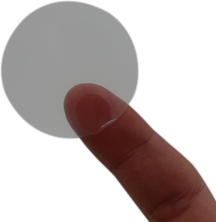 PP Şeffaf Termal Rulo Etiket 40mm X 40mm Çap Ruloda 500 Adet