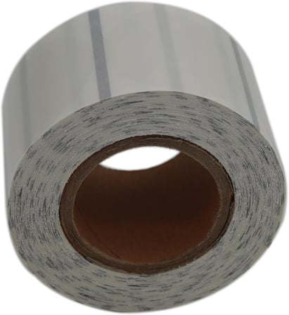 PP Şeffaf Termal Rulo Etiket 40mm X 40mm Çap Ruloda 500 Adet