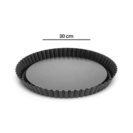 Metaltex Superior Tart Kalıbı - Siyah - 30 cm