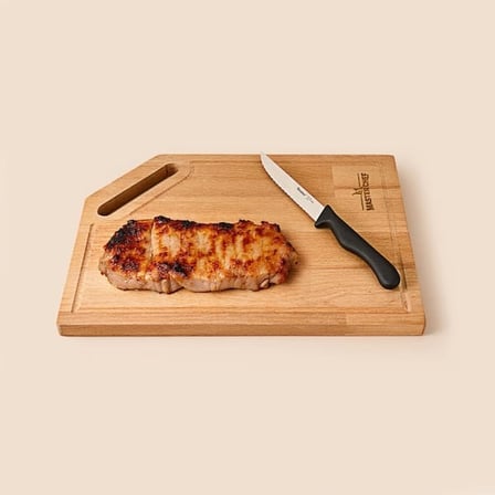 Metaltex 2'li Steak Bıçağı - Siyah - 21 cm