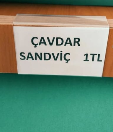 RAFA ÖNDEN GEÇME U TİP ETİKETLİK U68 (6x8cm) - 36 ADET