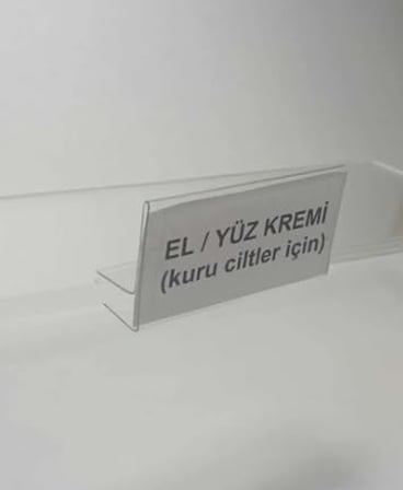 CAM RAFA GEÇME ETİKETLİK FİYATLIK CF410 (4x10cm) - 50 ADET