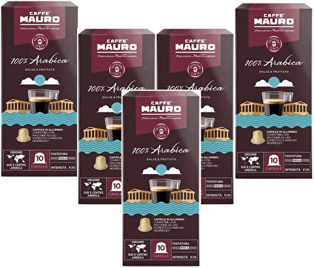 Caffe Mauro 100% Arabica Nespresso Kapsül 50 Kapsul