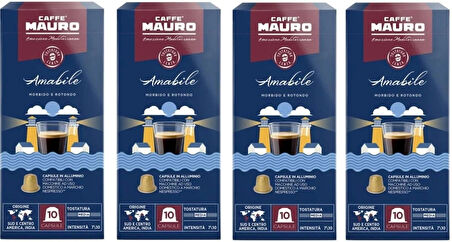 Caffe Mauro Amabile Nespresso Kapsül kahve 40 kapsul