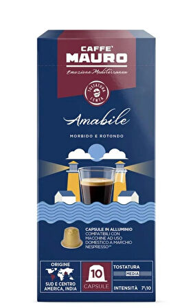 Caffe Mauro Amabile Nespresso Kapsül kahve 50 kapsul