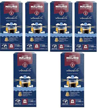 Caffe Mauro Amabile Nespresso Kapsül kahve 60 kapsul
