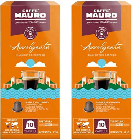 Caffe Mauro Avvolgente Nespresso Kapsül Kahve 20 kapsul