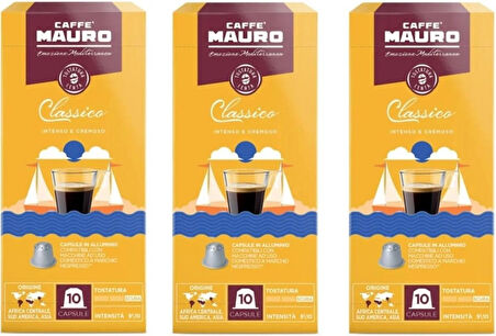 Caffe Mauro Classico Nespresso Kapsül Kahve 30 kapsul