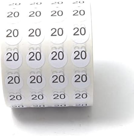 Numaralı Etiket 22 Numara (1 Rulo 5000 Adet)