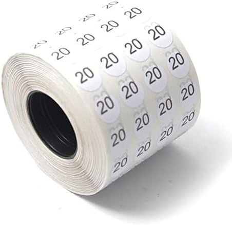 Numaralı Etiket 30 Numara (1 Rulo 5000 Adet)