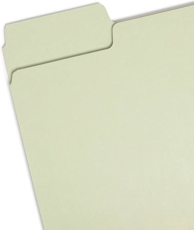 SuperTab Dosya Klasörü, Büyük Boy 1/3 Kesim Tab, Mektup Boyutu, Çeşitli Pastel Renkler, Kutu başına 100 (11961)