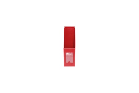 Magazinlik Suni Deri Masa Üstü Düzenleyici 23 * 30 * 9 cm. Kırmızı