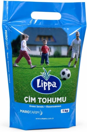 Lippa Lisuna 6 Mix Çim Tohumu, Genel Kullanım ve Bakımı Zor Alanlar İçin 6 Bileşenli Karışım, 1 kg