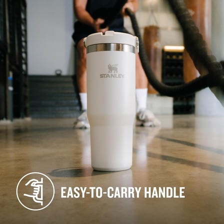 IceFlow Flip Straw Tumbler Pipetli Termos Su Şişesi 0.89 Litre - Frost | Paslanmaz Çelik